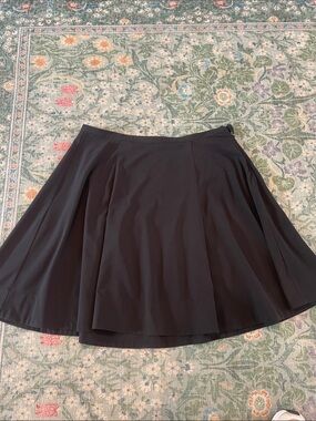Selene Sport Black Circle Skater Skirt